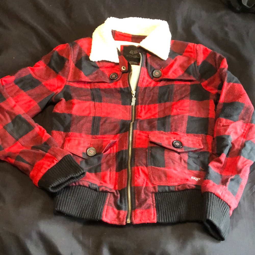 🥳2/$100🥳Fox plaid coat